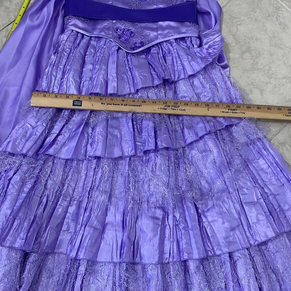 Disney Chasing Fireflies Descendents Mal Dress Girls Size 10 Halloween Costume - Picture 9 of 9